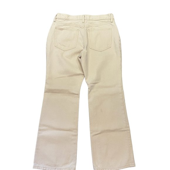 J. Crew Full Length Demi Boot BF654 Jeans in Natural Size 29P - Picture 2 of 13